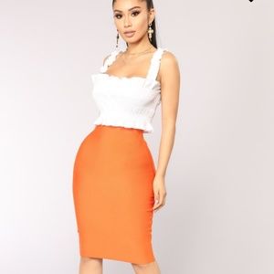 FASHION NOVA BANDAGE PENCIL SKIRT